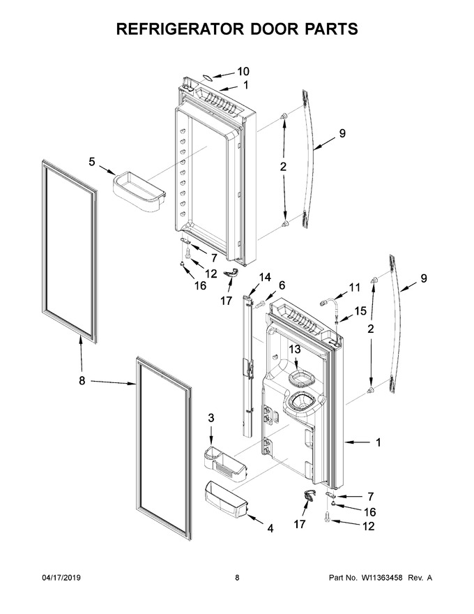 Diagram for WRF555SDHB01