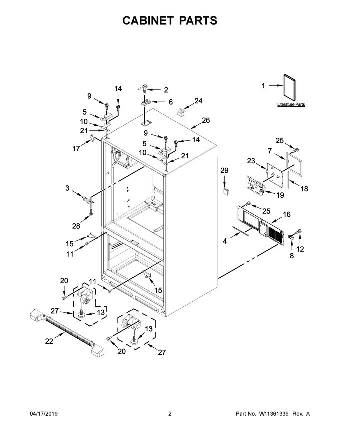 Diagram for WRF555SDHV02