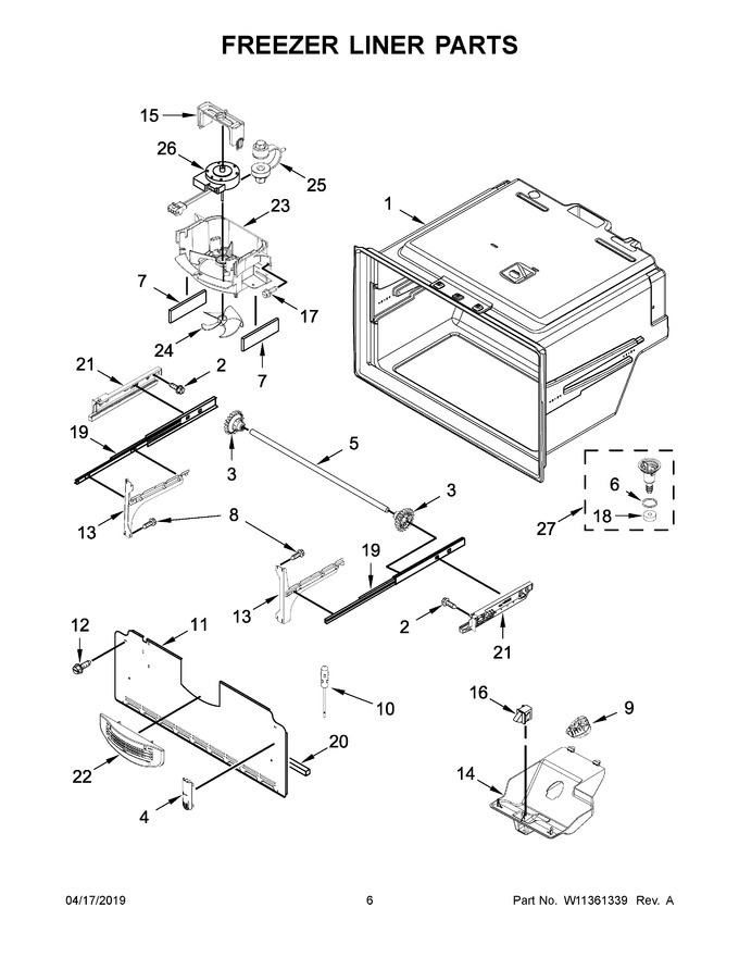 Diagram for WRF555SDHV02