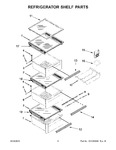 Diagram for 04 - Refrigerator Shelf Parts