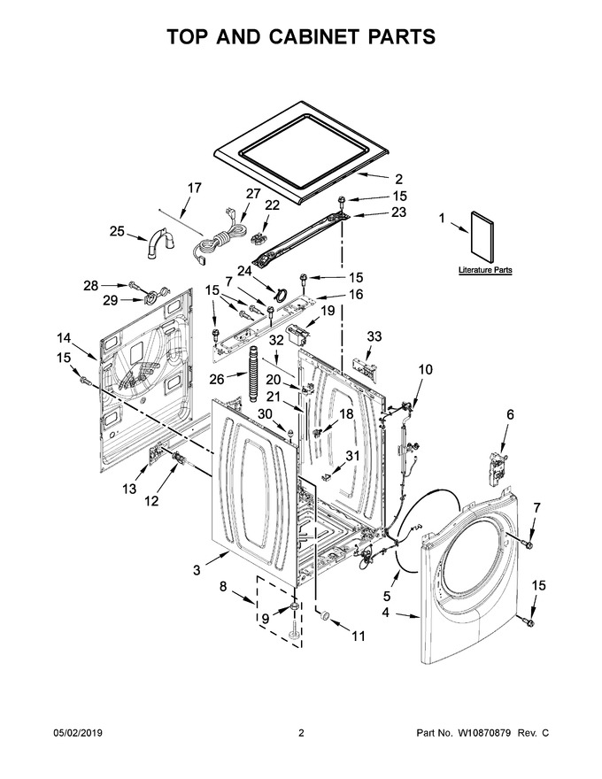 Diagram for WFW9290FBD0