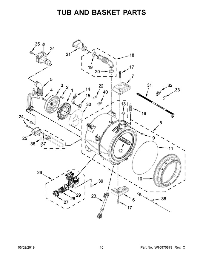 Diagram for WFW9290FBD0