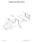 Diagram for 05 - Lower Oven Door Parts