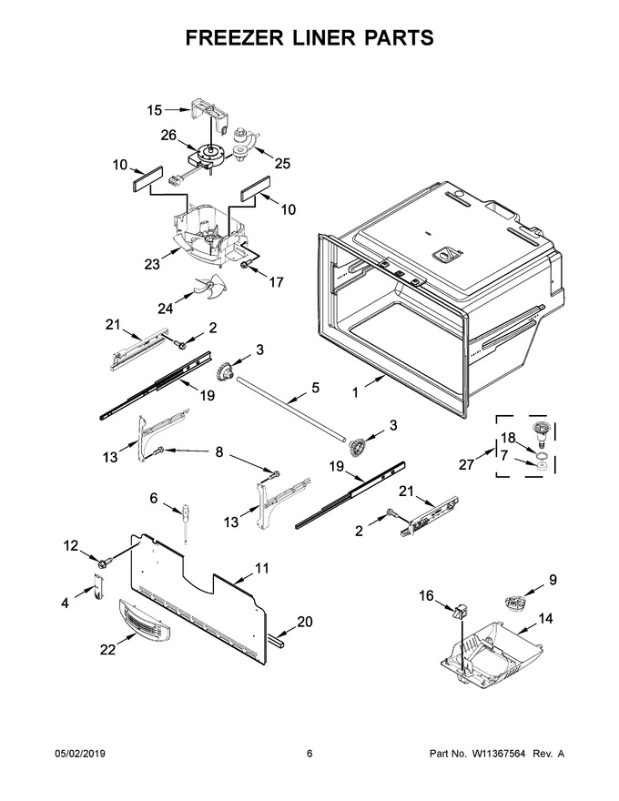 Diagram for WRF550CDHZ02