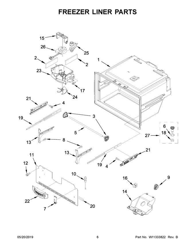 Diagram for WRX735SDHB01