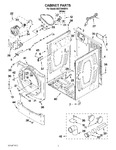 Diagram for 02 - Cabinet Parts