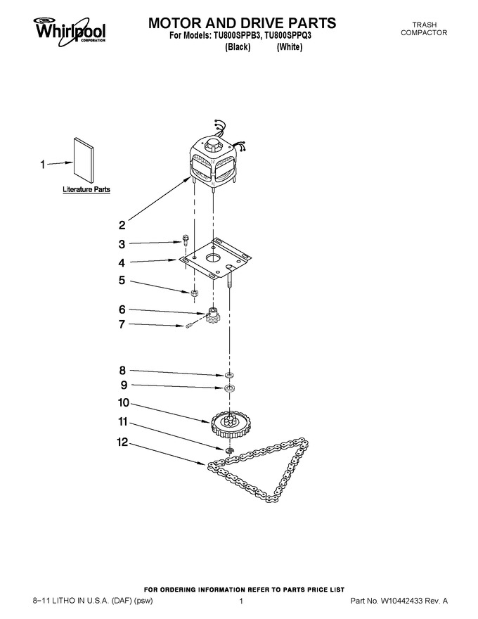 Diagram for TU800SPPB3
