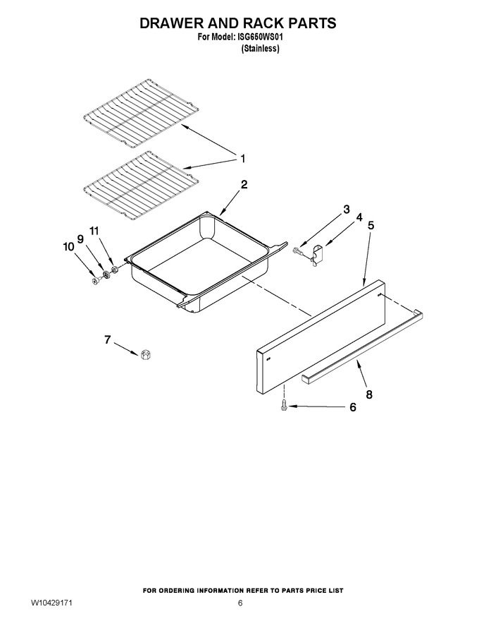Diagram for ISG650WS01