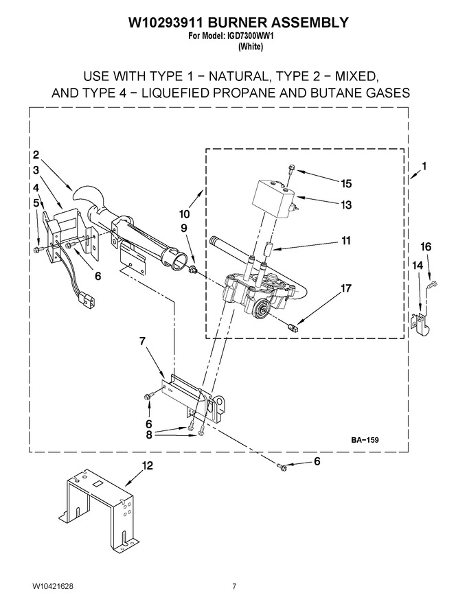 Diagram for IGD7300WW1