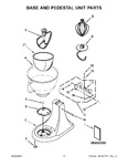 Diagram for 05 - Base And Pedestal Unit Parts
