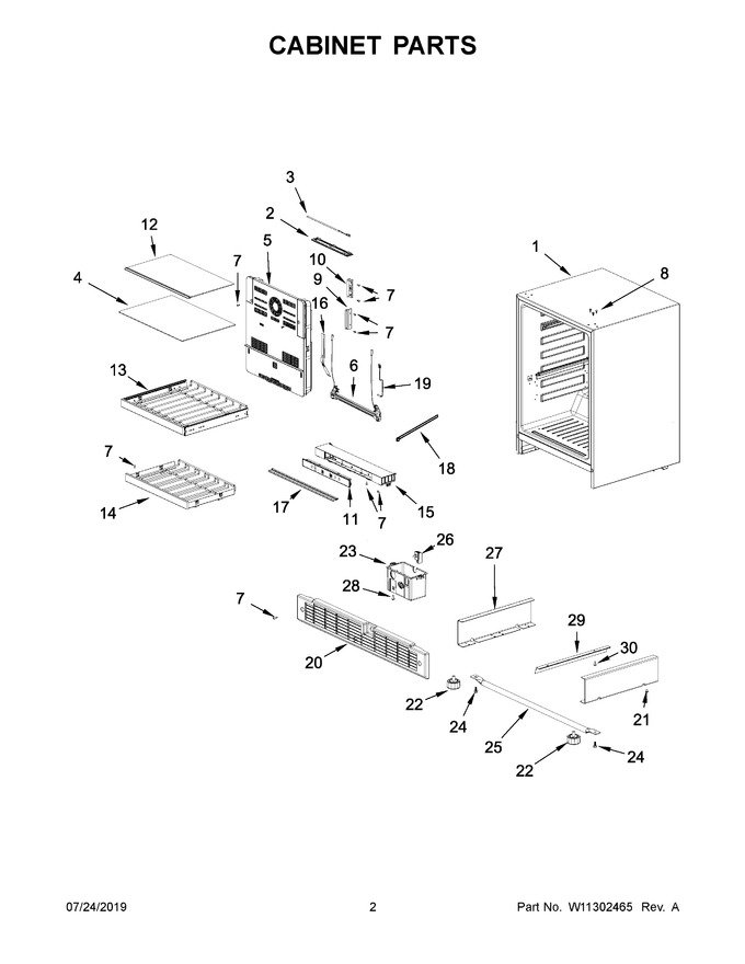 Diagram for WUB50X24HZ00