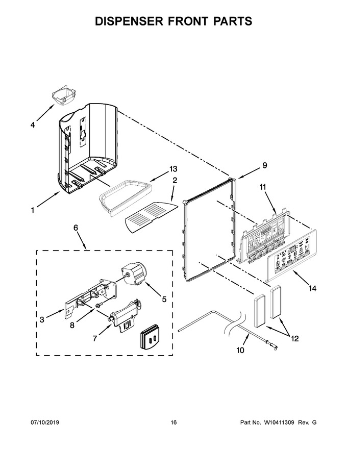 Diagram for WSF26C3EXF01