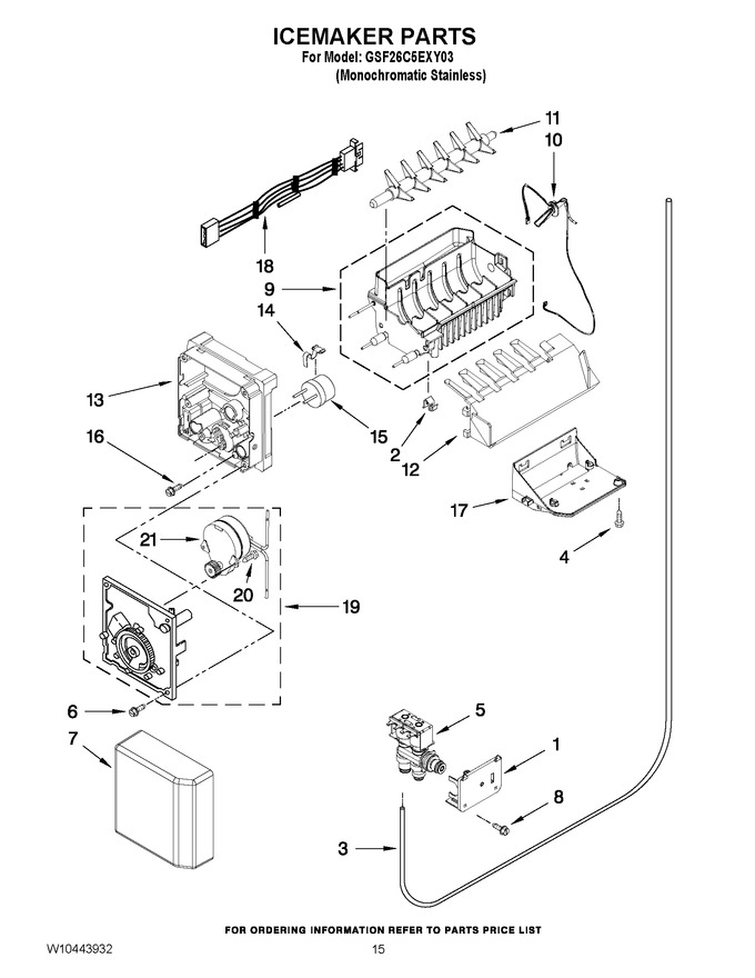 Diagram for GSF26C5EXY03