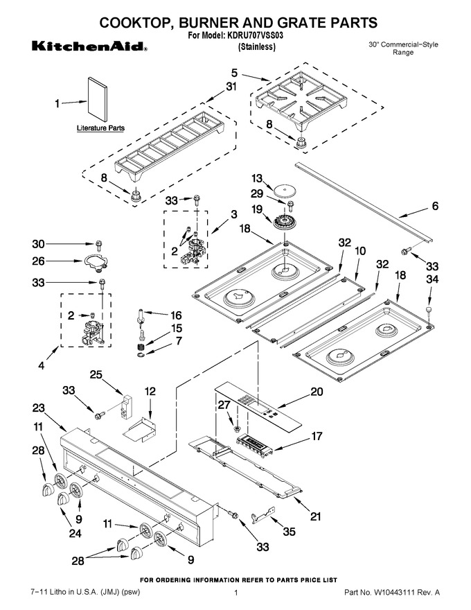 Diagram for KDRU707VSS03