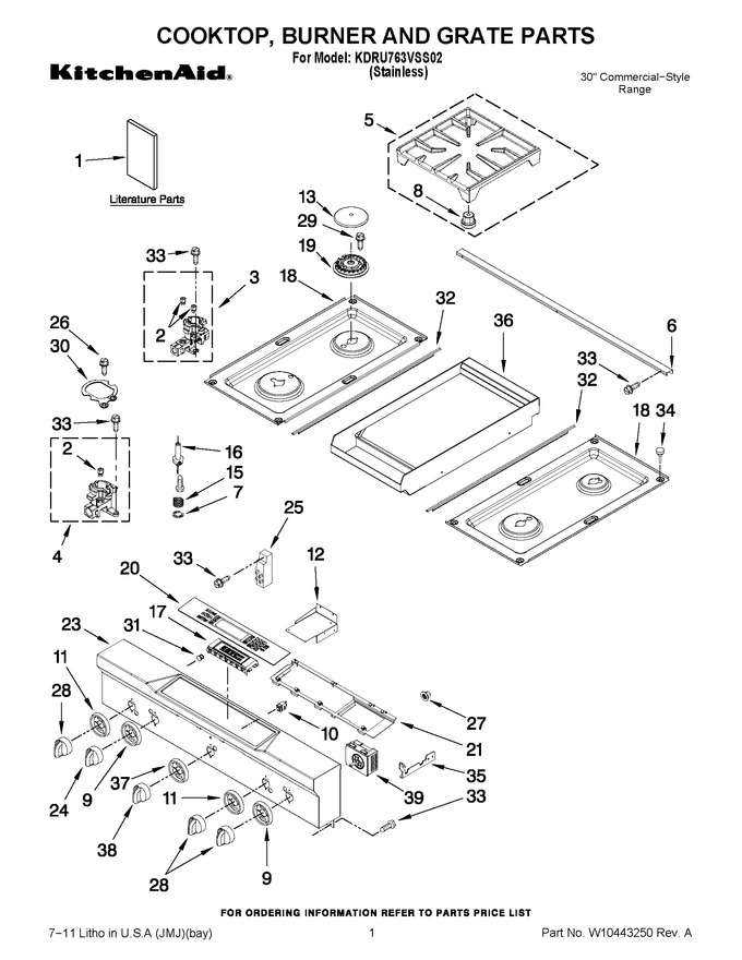 Diagram for KDRU763VSS02