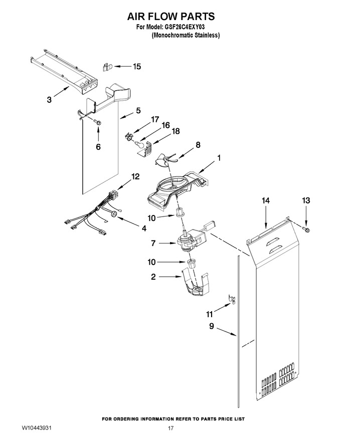 Diagram for GSF26C4EXY03