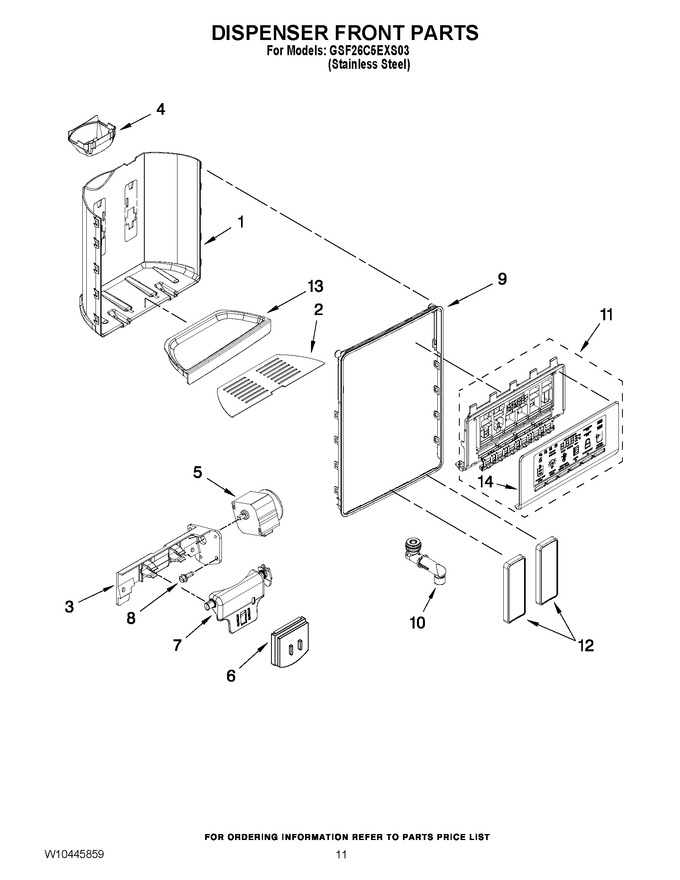 Diagram for GSF26C5EXS03
