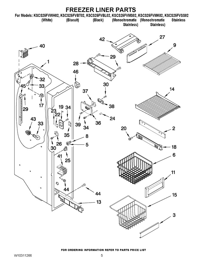Diagram for KSCS25FVWH02