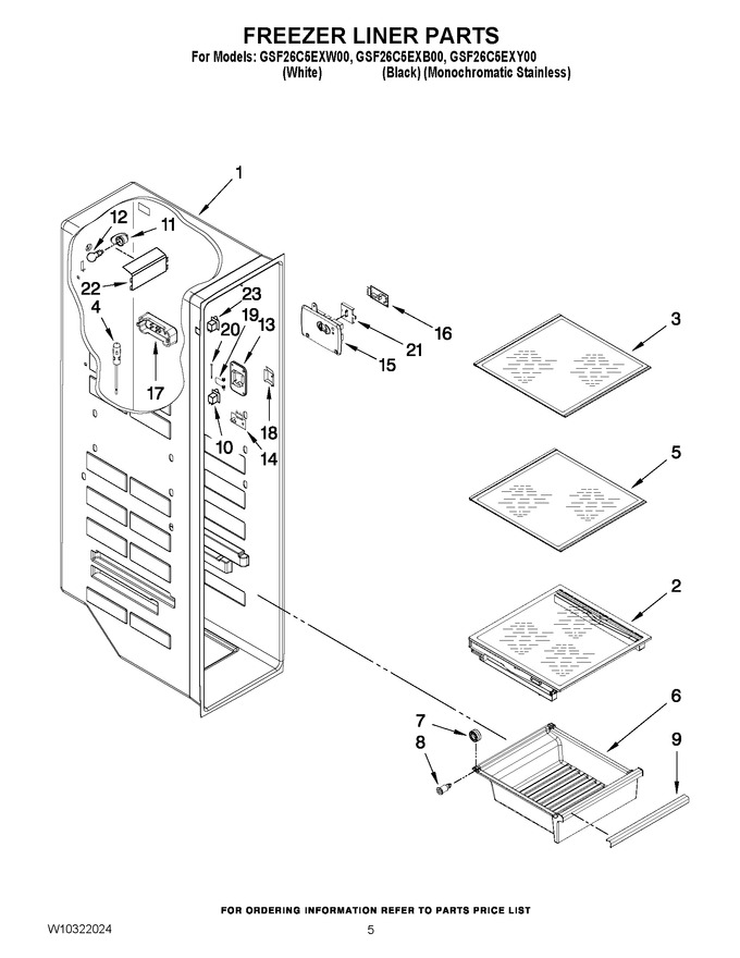 Diagram for GSF26C5EXB00