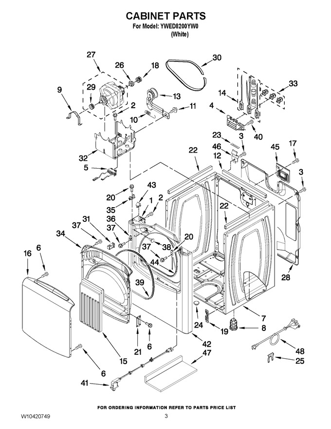 Diagram for YWED8200YW0