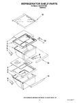 Diagram for 03 - Refrigerator Shelf Parts