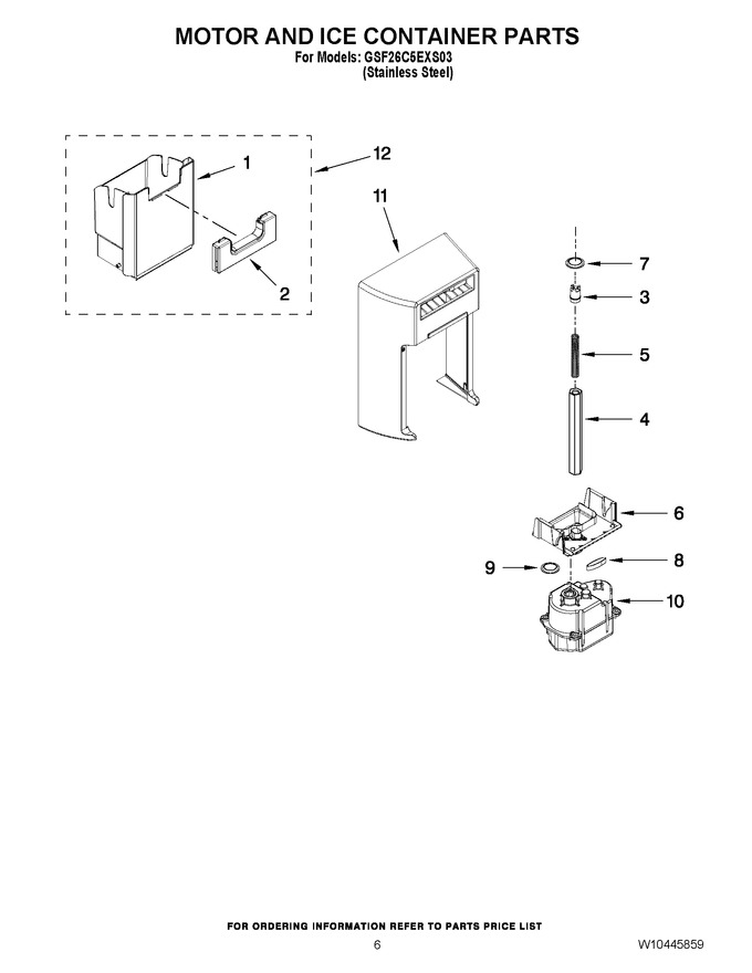 Diagram for GSF26C5EXS03