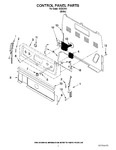 Diagram for 02 - Control Panel Parts