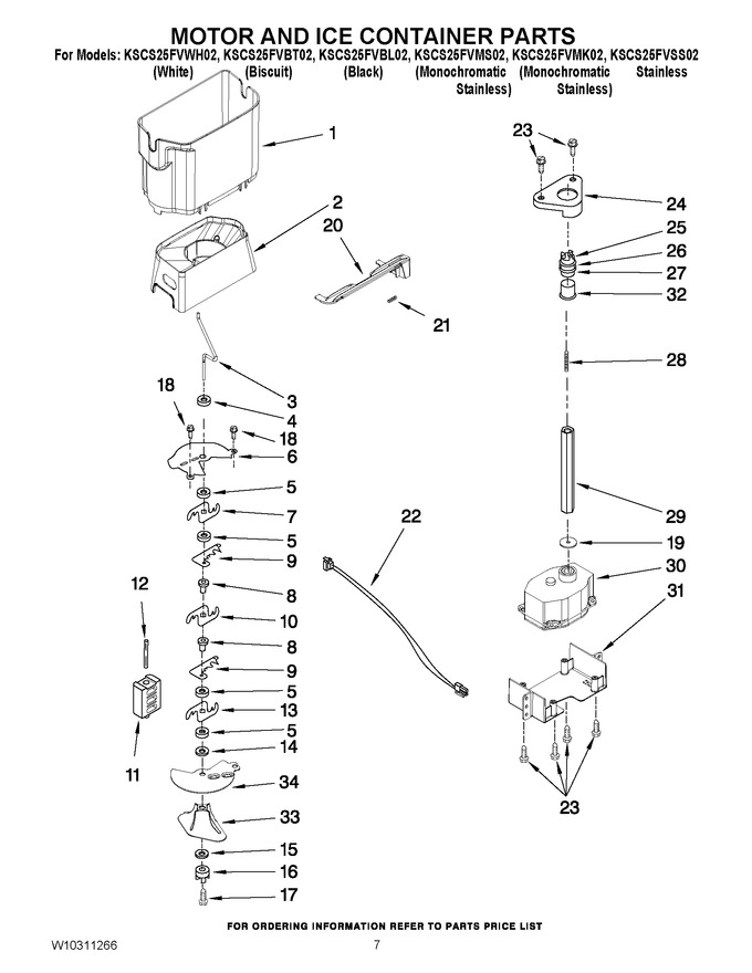 Diagram for KSCS25FVMK02