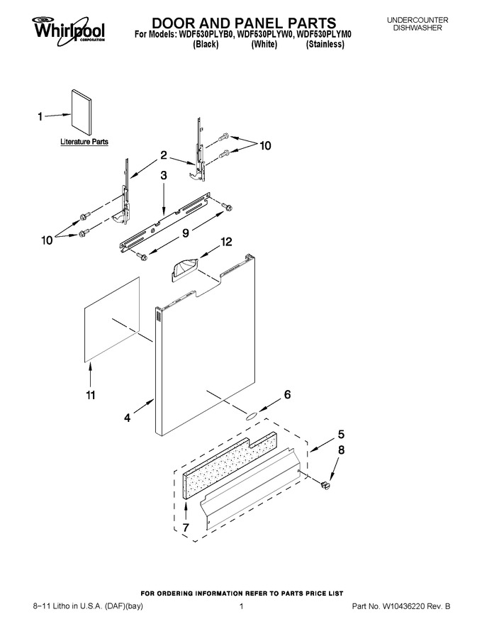 Diagram for WDF530PLYM0