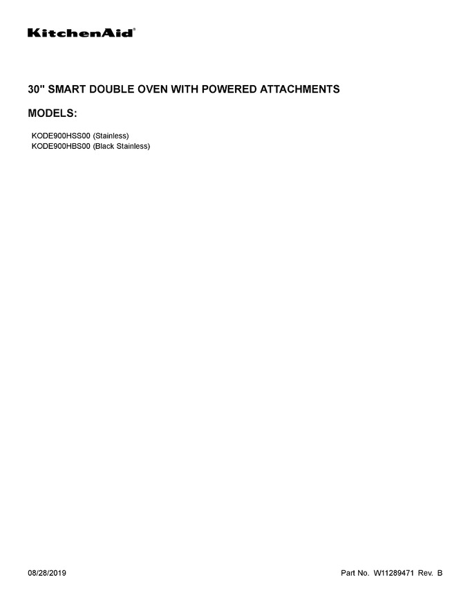 Diagram for KODE900HSS00