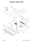 Diagram for 02 - Control Panel Parts