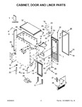 Diagram for 02 - Cabinet, Door And Liner Parts