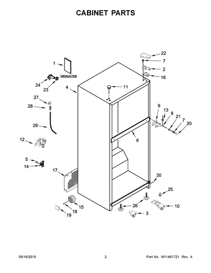 Diagram for WRT318FMDW05