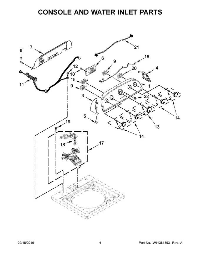 Diagram for WTW5000DW3