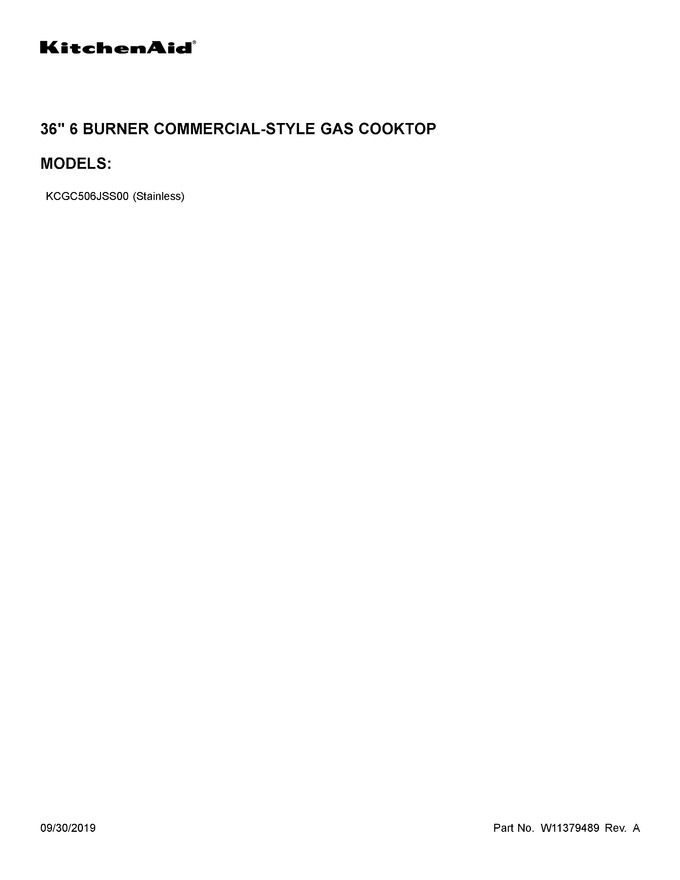 Diagram for KCGC506JSS00