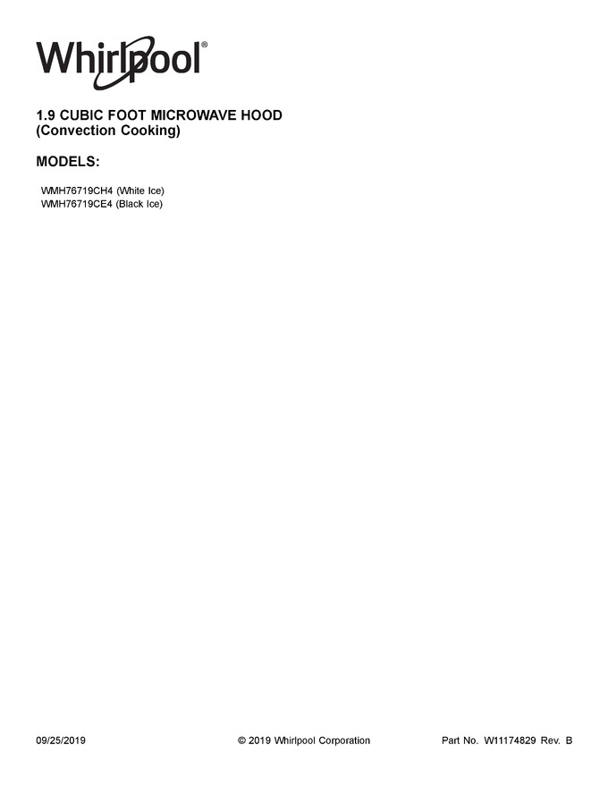 Diagram for WMH76719CH4