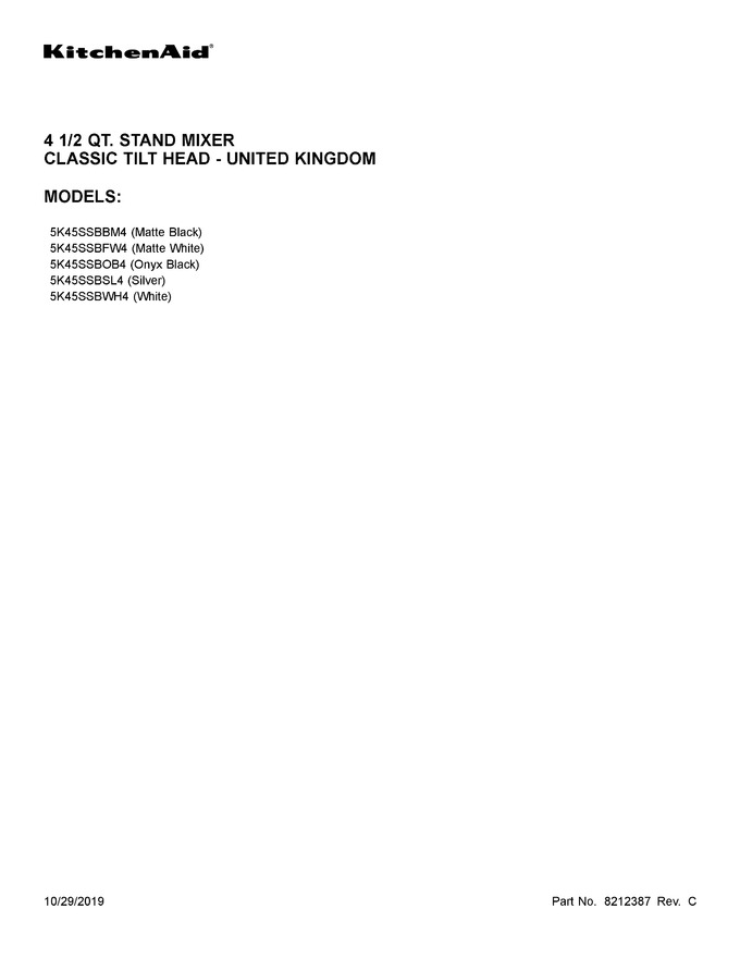 Diagram for 5K45SSBWH4