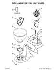 Diagram for 05 - Base And Pedestal Unit Parts
