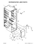 Diagram for 03 - Refrigerator Liner Parts
