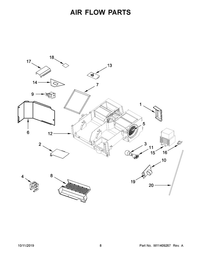 Diagram for WMH53521HW4
