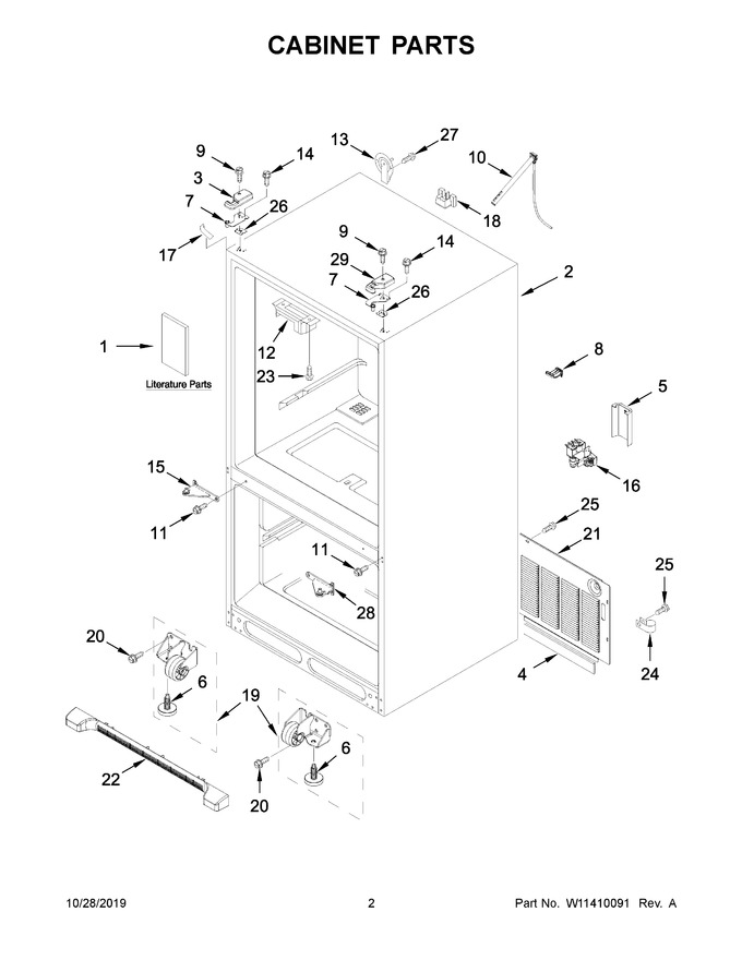 Diagram for WRF535SWHZ03