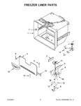 Diagram for 04 - Freezer Liner Parts