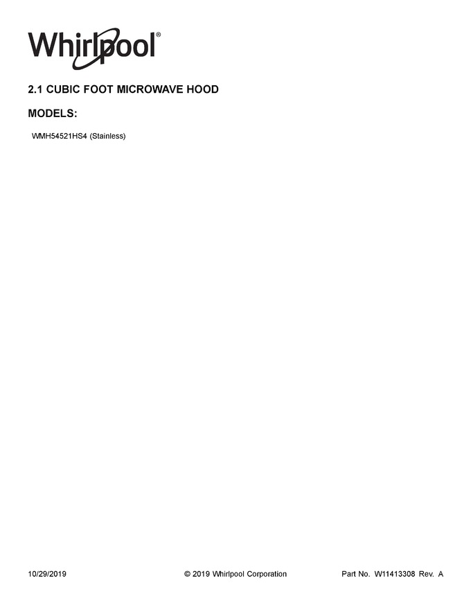 Diagram for WMH54521HS4