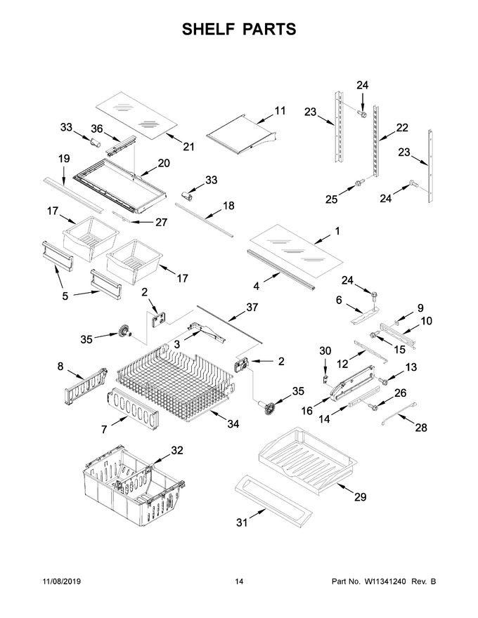 Diagram for WRF535SWHZ02