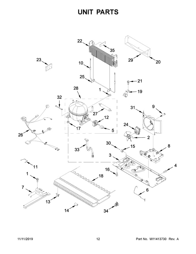 Diagram for WRFA35SWHZ03