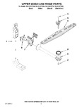 Diagram for 07 - Upper Wash And Rinse Parts