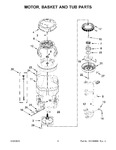 Diagram for 04 - Motor, Basket And Tub Parts