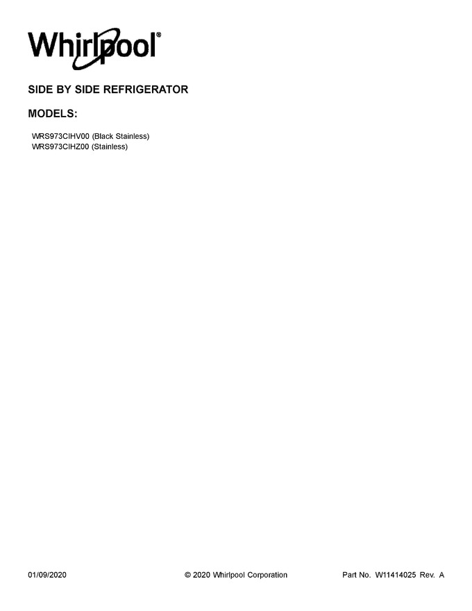 Diagram for WRS973CIHV00