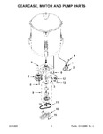 Diagram for 05 - Gearcase, Motor And Pump Parts