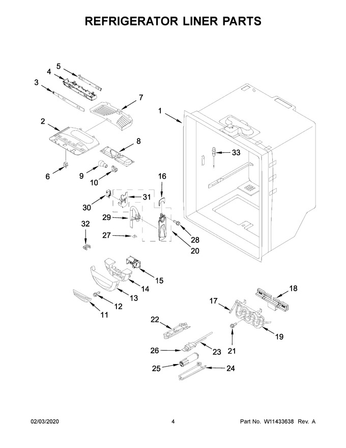 Diagram for WRF540CWHZ03